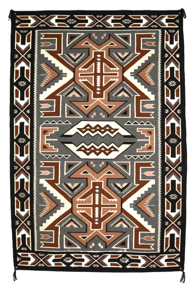 Navajo Teec Nos Pos Rug by Minnie Bidtah (1930-2003)