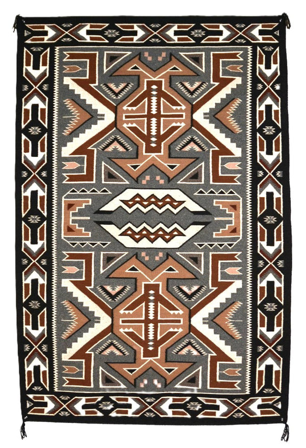 Navajo Teec Nos Pos Rug by Minnie Bidtah (1930-2003)