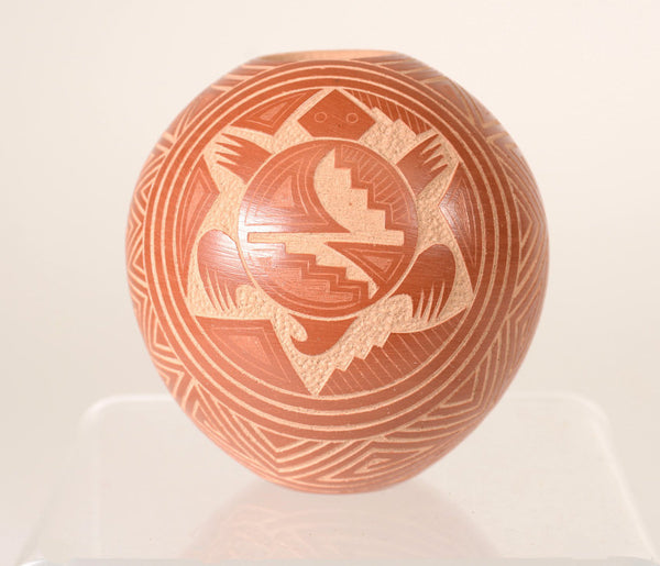 Jemez / San Ildefonso  Pueblo Sgraffito Pottery by Dennis Daubs (b. 1960)