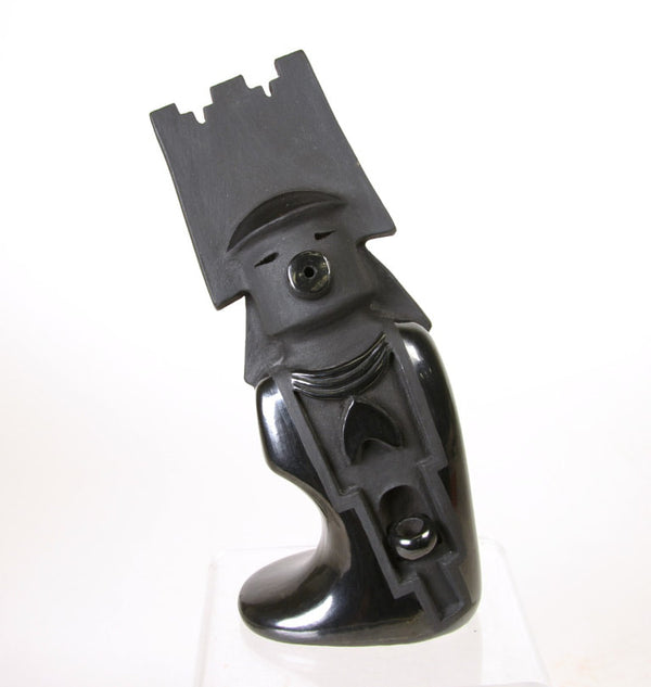 Santa Clara Pueblo Black Figurative Pottery by Gary Gutierrez