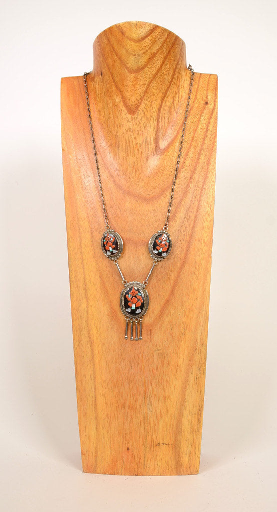 Zuni Mudhead Clown Necklace