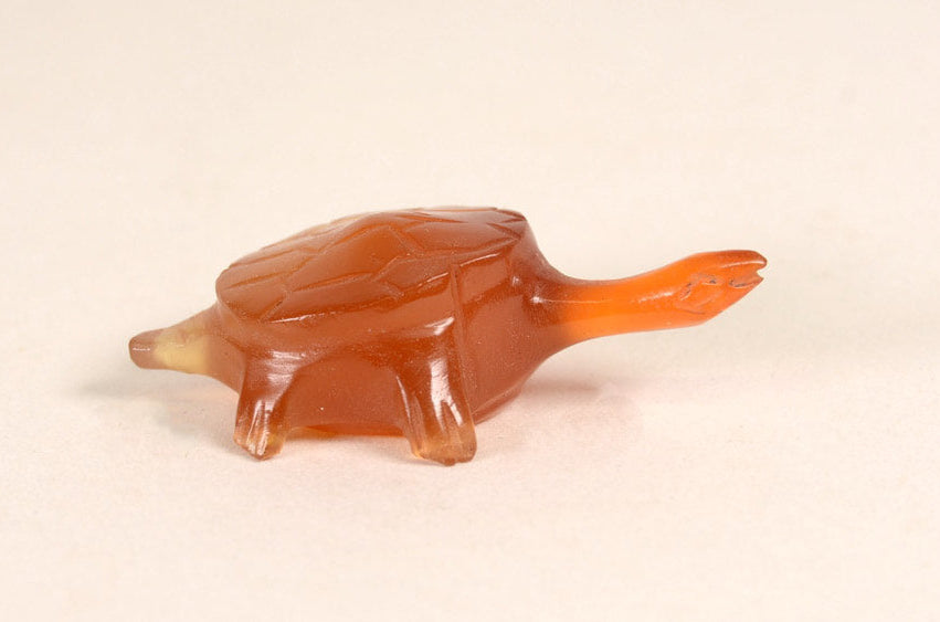 Zuni Glass Turtle Fetish