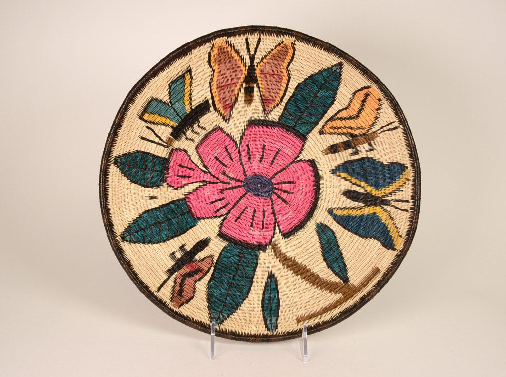 Native Wounaan Embera - Panama Coil Basket