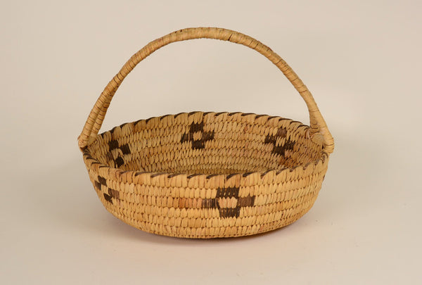 Vintage Papago Basket with Handle