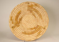 Large Papago Basket Bowl with three flying birds
