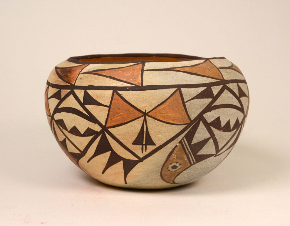 Early Acoma Polychrome Pottery Jar