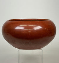 San Ildefonso Pueblo Large Red Jar Pottery By Maria & Santana