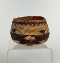 Northern California Yurok Basket of Rounded Form