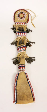Apache Beaded Hide Awl Case