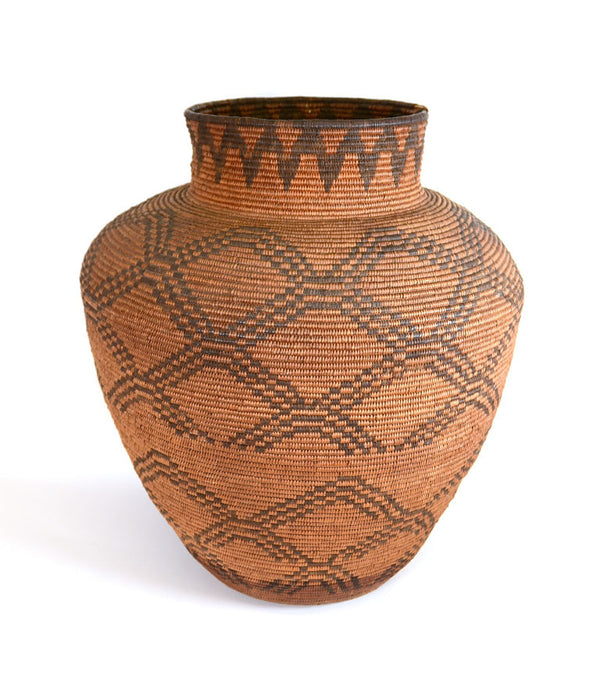 Antique Apache Olla Basketry