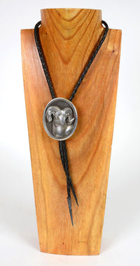 Oval Ram Brass Bolo