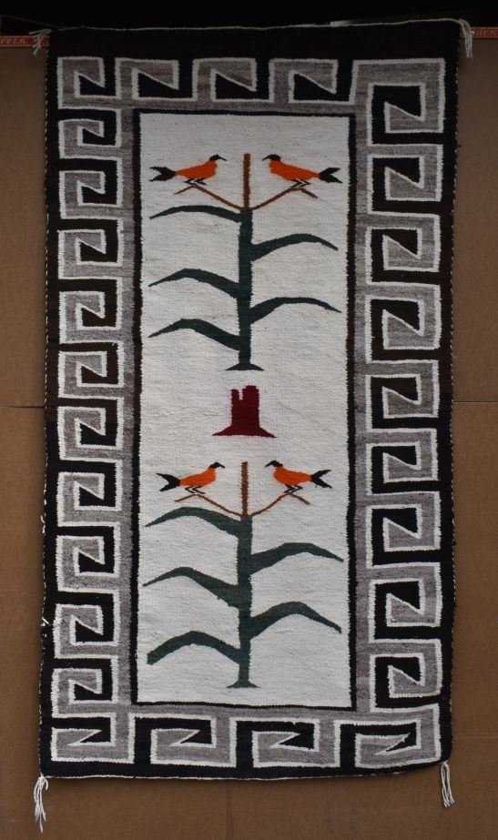 Navajo Rug: Tree of Life