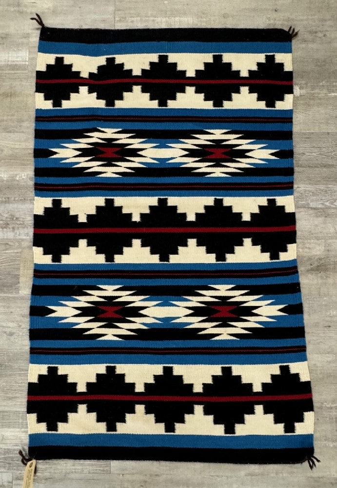 Navajo Rug: Moki Banding and Colors; Classic Blanket Revival