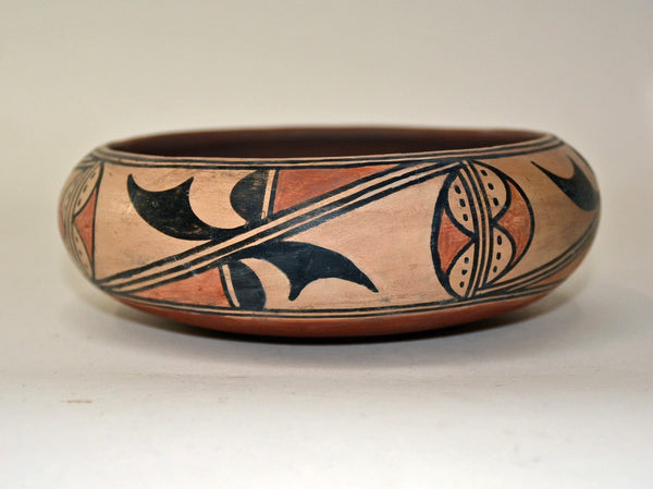 Maria Martinez Poly Chrome Pottery - Restored - Shows Damage - Priced AS IS