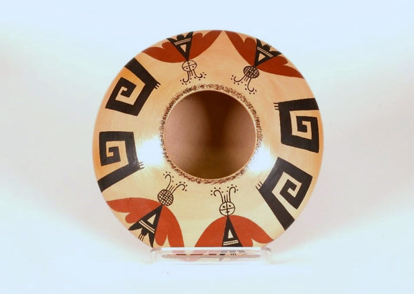 Hopi Pottery Jar, Moth Pattern, by Dianna Tahbo (1941-2011)