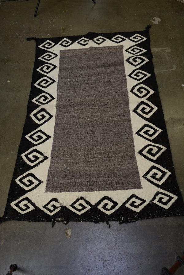 Navajo Rug, Single Window Double Saddle Blanket