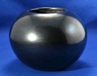 San Ildefonso Pueblo Polished Blackware Bowl By Maria Martinez