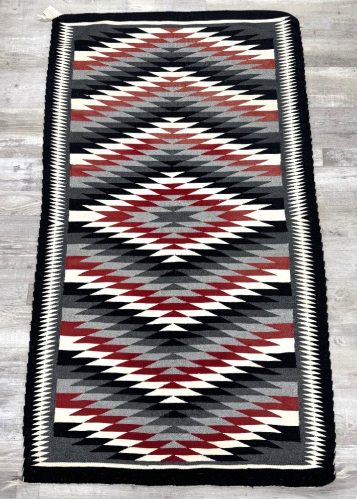 Navajo Rug, Cloud - Lightning Pattern