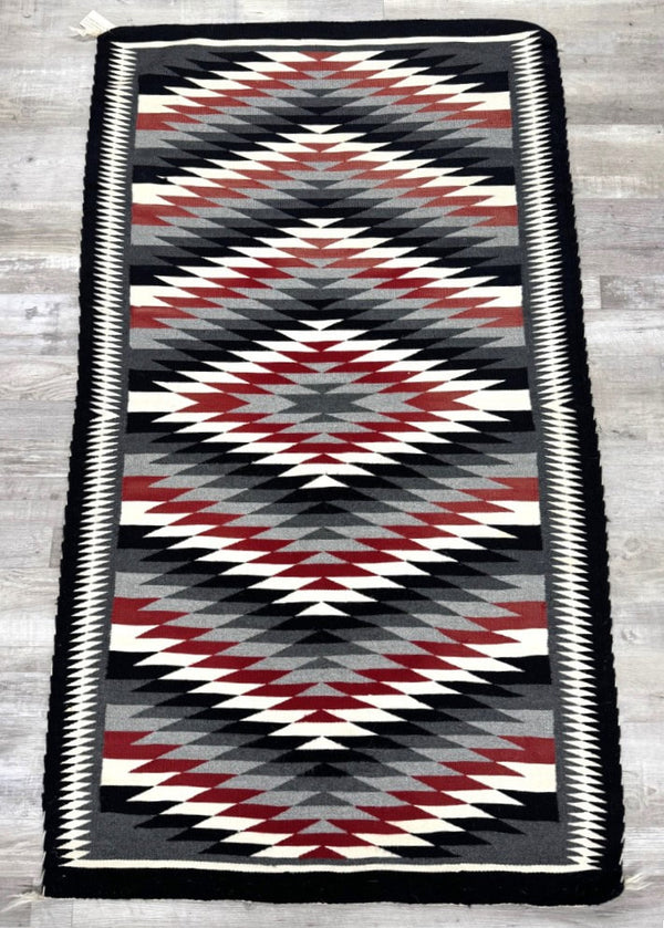 Navajo Rug, Cloud - Lightning Pattern