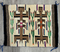 Navajo Rug; Yei; Late 20th Century