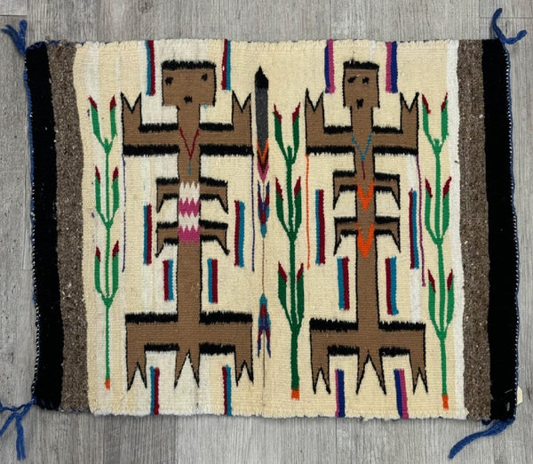 Navajo Rug; Yei; Late 20th Century