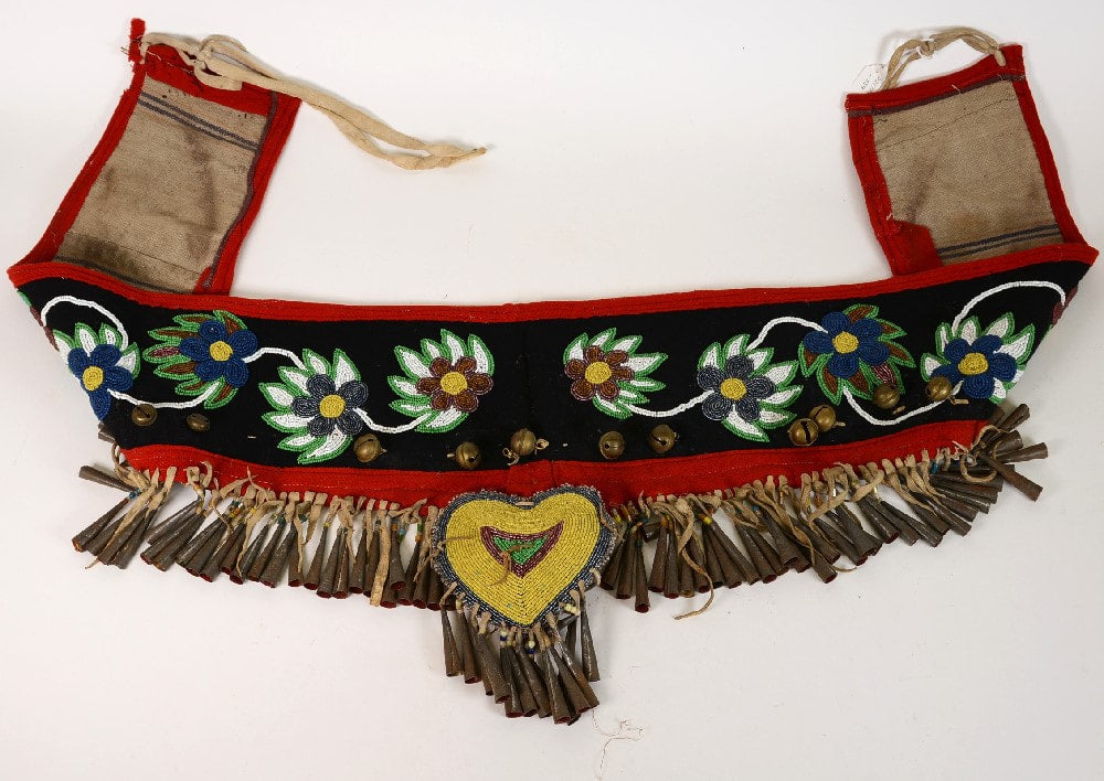 Antique Plateau Beaded Horse Breast Strap