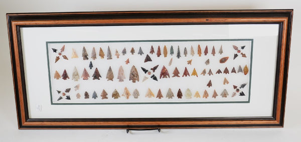 Earl Man Columbia River Artifacts: 85 Points with 5 Beads