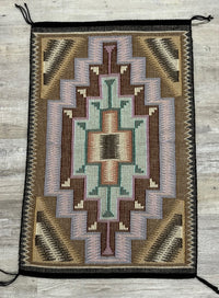 Navajo New Lands Raised Outline Rug