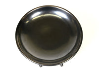 San Ildefonso Gunmetal Finish Open Bowl by Maria Martinez