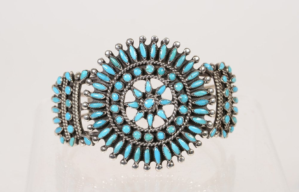 Zuni Needlepoint Cluster Bracelet