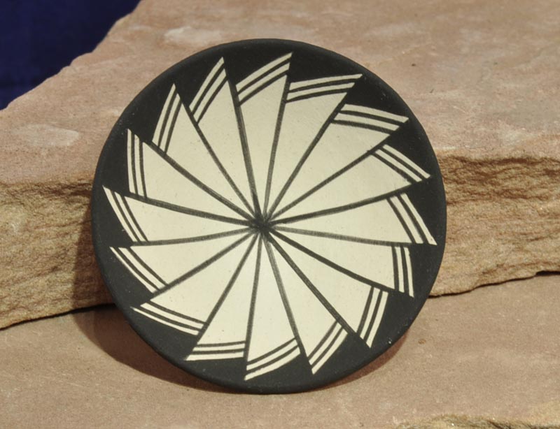 Acoma Pueblo Miniature Offering Dish By D. Reano