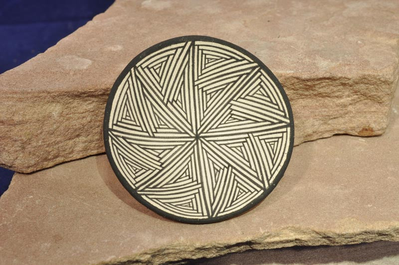 Acoma Pueblo Miniature Offering Dish By D. Reano