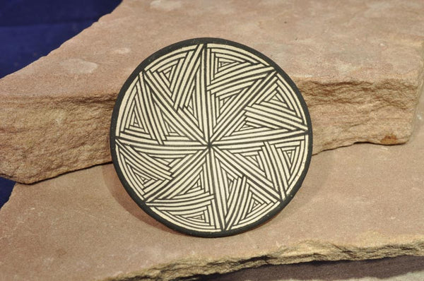 Acoma Pueblo Miniature Offering Dish By D. Reano