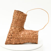 Olympic Pennisula Cedar Basket - "Wall Pocket" Makah / Quinault
