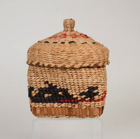 Makah Basketry with Lid