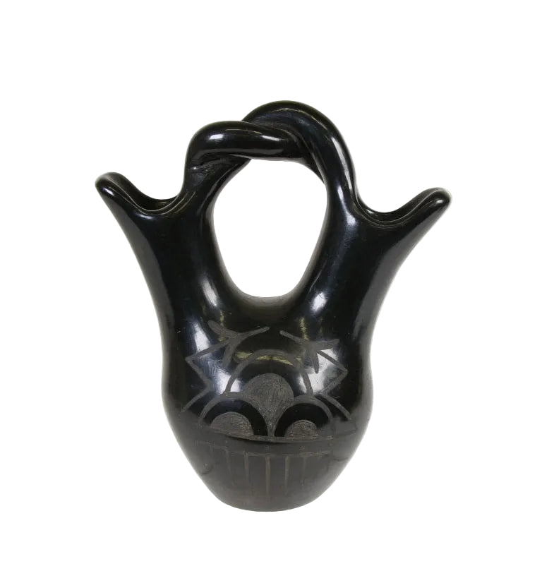 San Ildefonso Pueblo Wedding Jar Pottery