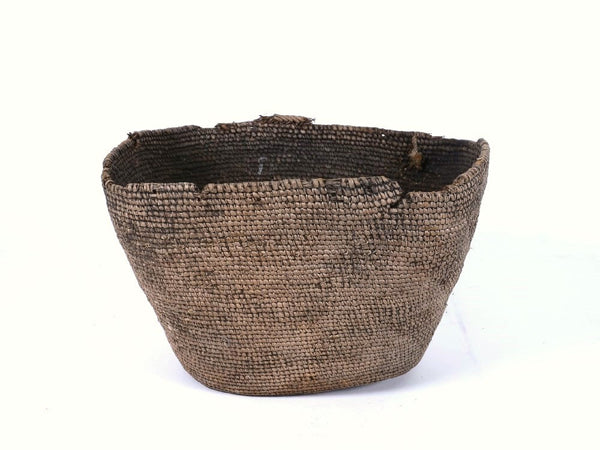 Very Early Salish Basket Burden Basket