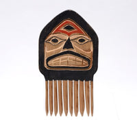 Makah Carved Cedar Comb