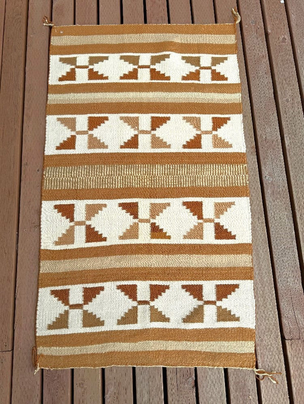 Navajo Classic Revival Gold Tone Field Rug