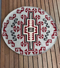 Navajo "Wagon Wheel" Rug by Irene Denny, Crown Point