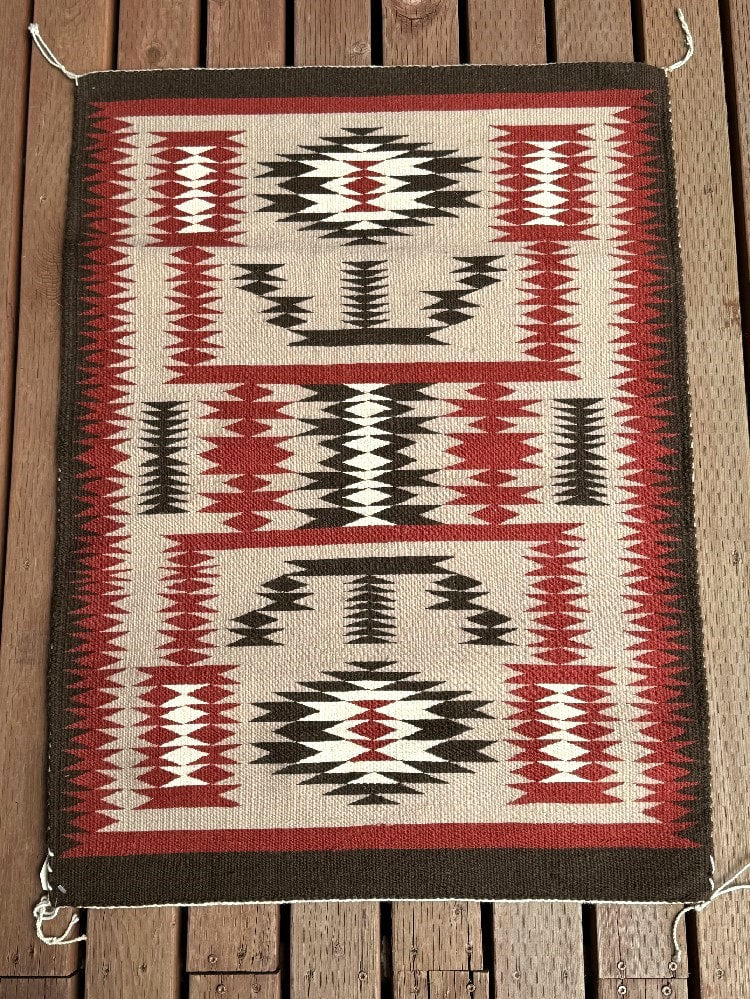Navajo Storm Pattern Rug by Ada Henry