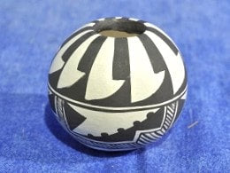 Acoma Pueblo Miniature Pottery By Miranda Leno