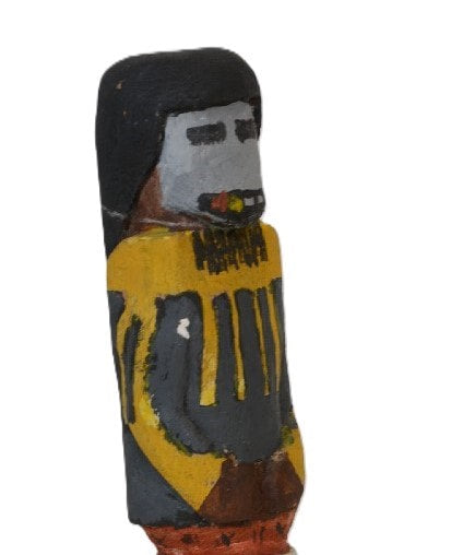 Vintage Hopi Pueblo Long Hair Bearded Kachina Doll