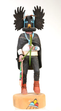 Hopi Kachina Crow Man Doll by A.L. Sahmie