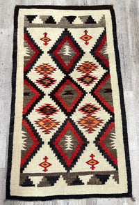Early Navajo Ganado Rug with Cloud motif
