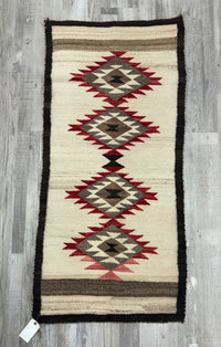 Navajo Ganado Runner Rug