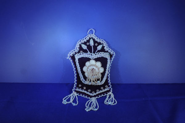 Iroquois Beaded Whimsey Wall Pocket