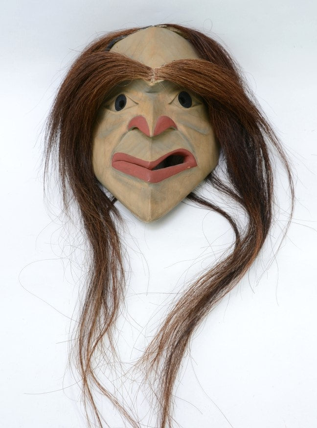 Nootka Ridicule Mask by Art Thompson, Nitinat, BC