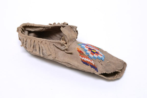 Shoshone Beaded Single Moccasin