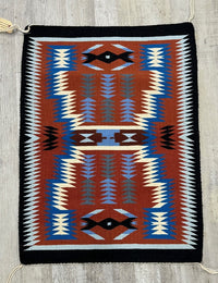Navajo Storm Pattern Rug by Pricilla Tsinniginnie